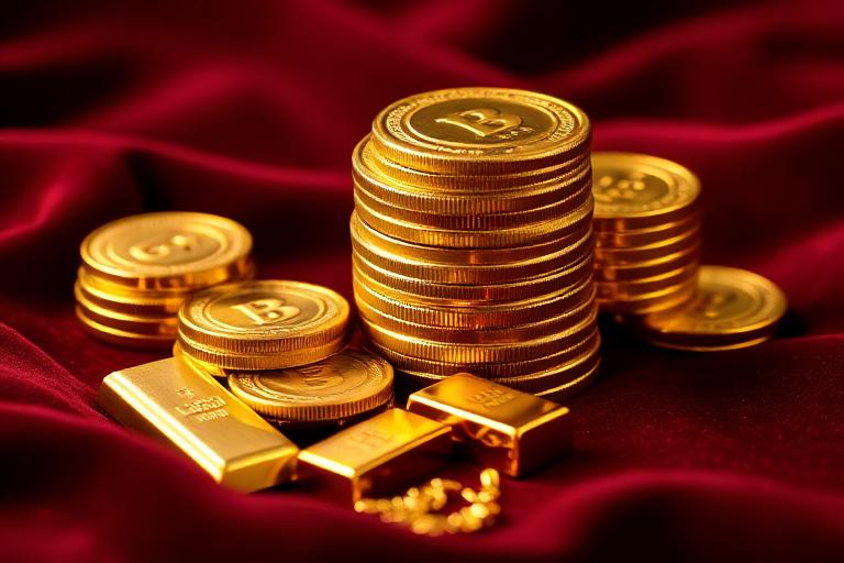 Gold coins and gold items professionally valued
